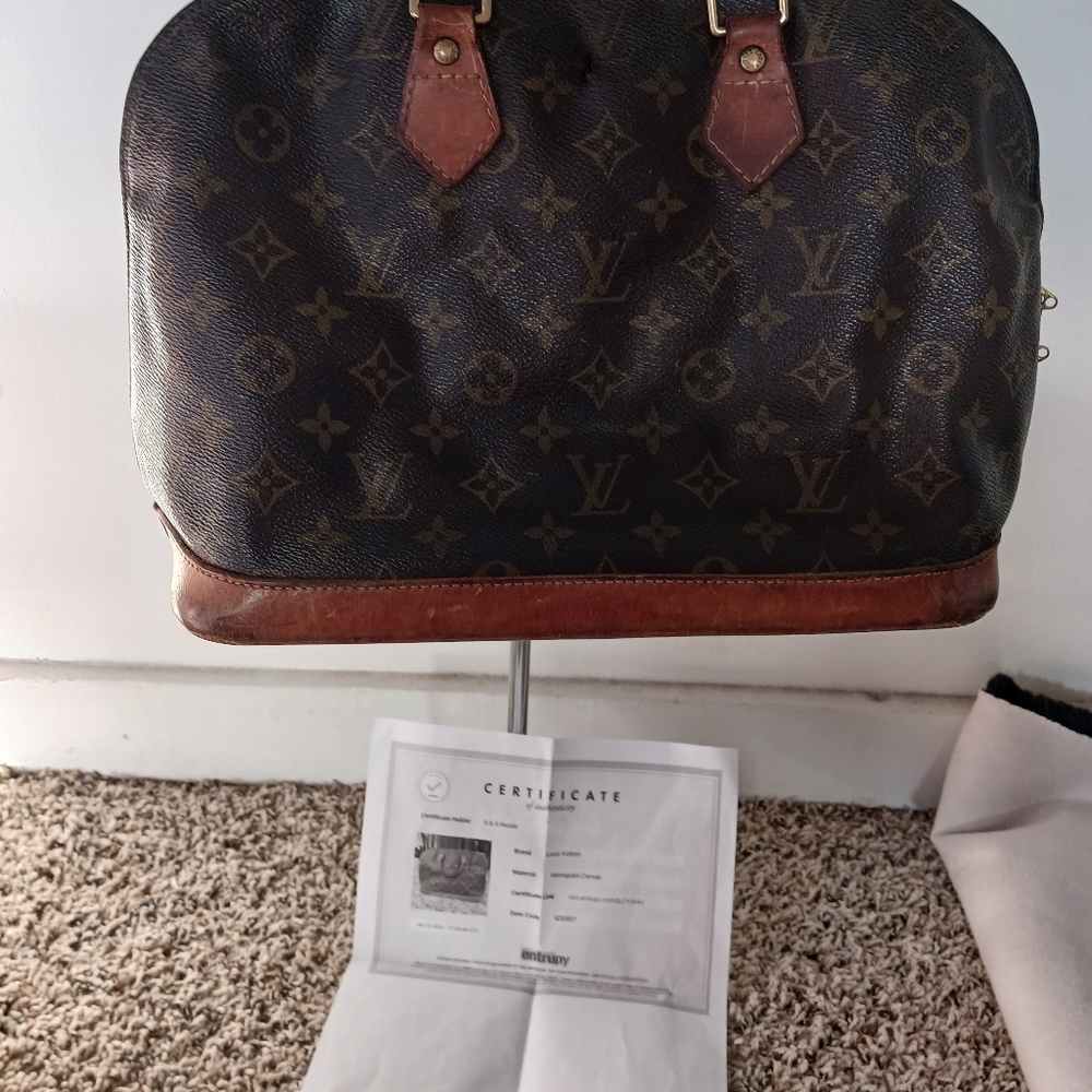 Authentic Louis Vuitton Alma Bag